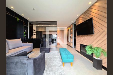 Sala de apartamento para alugar com 1 quarto, 60m² em Vila Olímpia, São Paulo