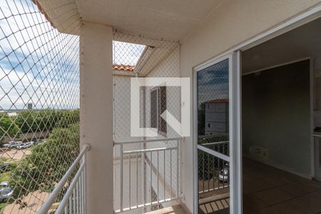 Varanda Sala de Estar/Jantar  de apartamento para alugar com 2 quartos, 52m² em Parque Euclides Miranda, Sumaré