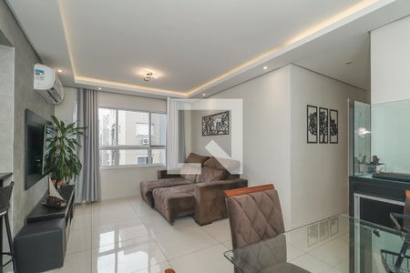 Sala de apartamento à venda com 3 quartos, 75m² em Jardim Carvalho, Porto Alegre