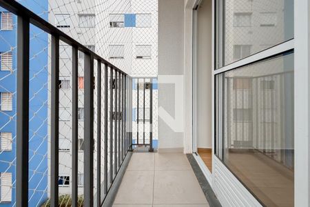 Varanda da Sala de apartamento para alugar com 2 quartos, 40m² em Cambuci, São Paulo