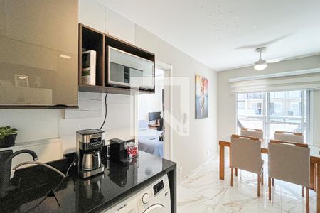 Sala/Cozinha de apartamento à venda com 1 quarto, 28m² em Vila Romana, São Paulo