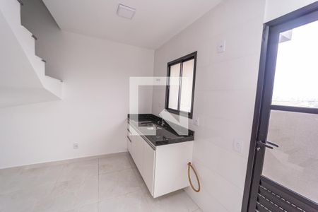 Sala/Cozinha de apartamento para alugar com 2 quartos, 60m² em Vila Isolina Mazzei, São Paulo