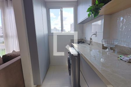 Cozinha de apartamento para alugar com 2 quartos, 65m² em Vila Rosa, Goiânia