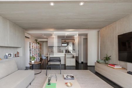 Sala de apartamento à venda com 1 quarto, 84m² em Cidade Monções, São Paulo