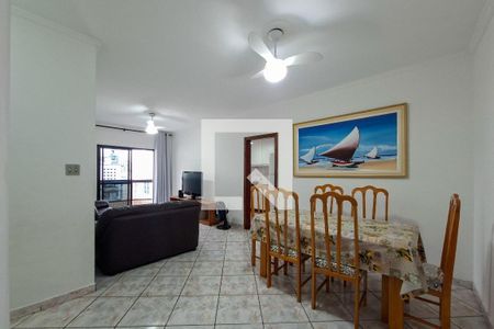 Sala de apartamento para alugar com 2 quartos, 90m² em Guilhermina, Praia Grande