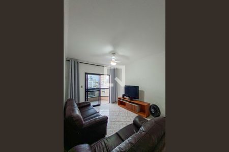 Sala de apartamento para alugar com 2 quartos, 90m² em Guilhermina, Praia Grande