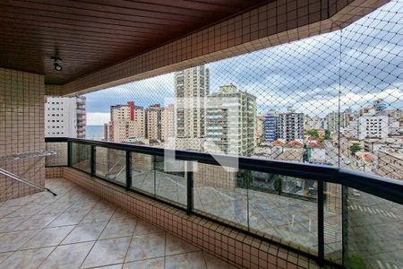 Sacada  de apartamento para alugar com 2 quartos, 90m² em Guilhermina, Praia Grande