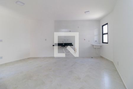 Sala - Cozinha de apartamento para alugar com 2 quartos, 40m² em Vila Isolina Mazzei, São Paulo