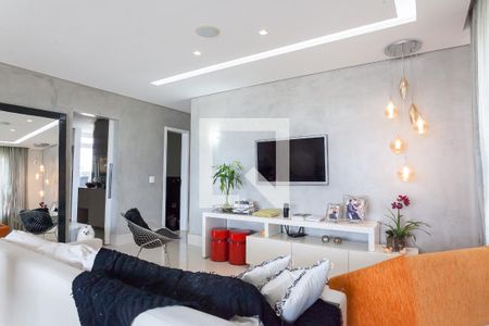 Sala de TV de apartamento à venda com 3 quartos, 165m² em Alphaville Nova Lima, Nova Lima