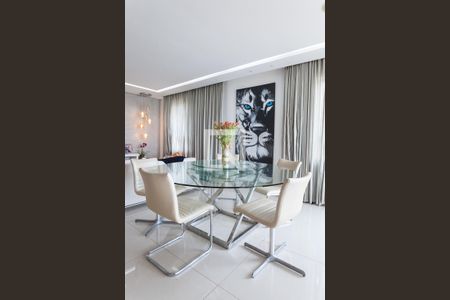 Sala de Jantar de apartamento à venda com 3 quartos, 165m² em Alphaville Nova Lima, Nova Lima
