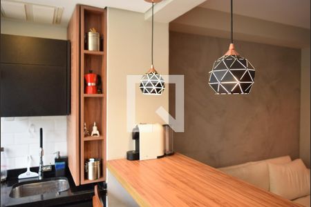 Cozinha de kitnet/studio à venda com 1 quarto, 30m² em Sumaré, São Paulo