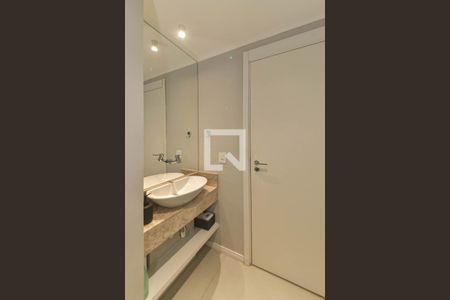 Lavabo de apartamento à venda com 1 quarto, 57m² em Brooklin, São Paulo