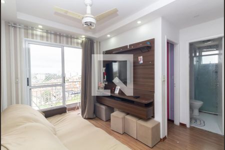 Sala de apartamento à venda com 2 quartos, 50m² em Vila Carmosina, São Paulo