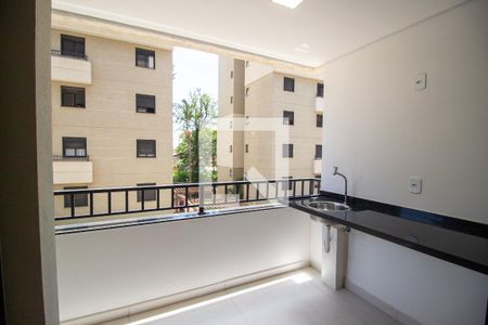 Varanda da Sala  de apartamento para alugar com 2 quartos, 69m² em Parque Campolim, Sorocaba
