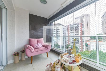 Varanda de apartamento à venda com 1 quarto, 48m² em Campo Belo, São Paulo