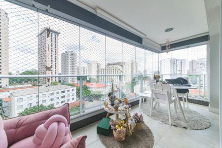 Varanda de apartamento à venda com 1 quarto, 48m² em Campo Belo, São Paulo