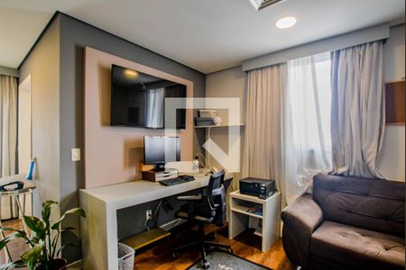 Sala de apartamento à venda com 1 quarto, 44m² em Centro, Santo André