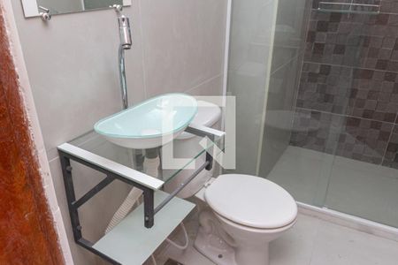 Banheiro de kitnet/studio para alugar com 1 quarto, 25m² em Campo Grande, Rio de Janeiro