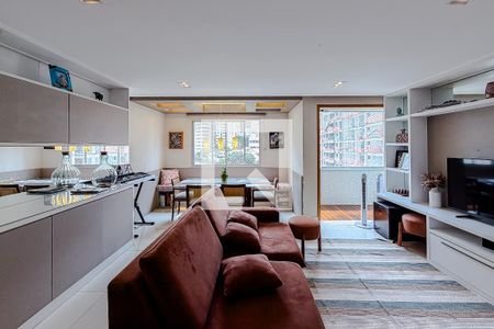 Sala de apartamento à venda com 3 quartos, 108m² em Paraíso, São Paulo