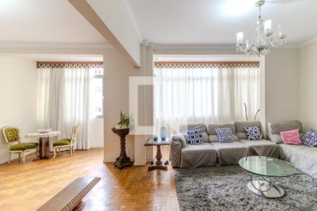 Sala de apartamento à venda com 3 quartos, 189m² em Santa Cecilia, São Paulo