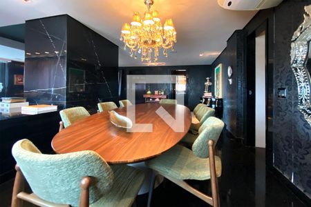 Sala de Jantar de apartamento à venda com 3 quartos, 218m² em Vila da Serra, Nova Lima