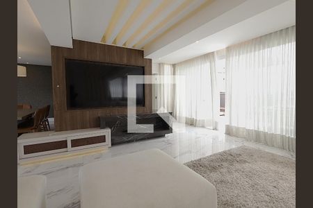 Sala de apartamento à venda com 3 quartos, 340m² em Parque do Morumbi, São Paulo