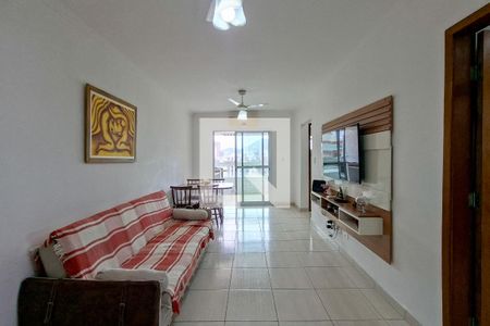 Sala de apartamento para alugar com 2 quartos, 85m² em Guilhermina, Praia Grande