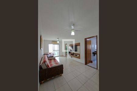 Sala de apartamento para alugar com 2 quartos, 85m² em Guilhermina, Praia Grande