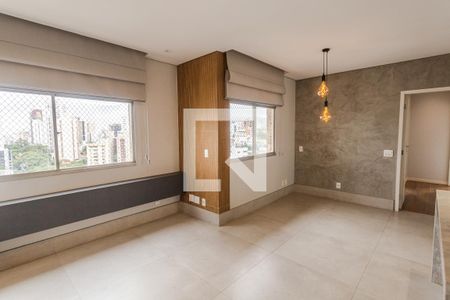 Sala de apartamento à venda com 3 quartos, 73m² em Lourdes, Belo Horizonte