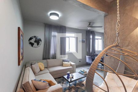 Sala de apartamento à venda com 2 quartos, 64m² em São Lucas, Belo Horizonte