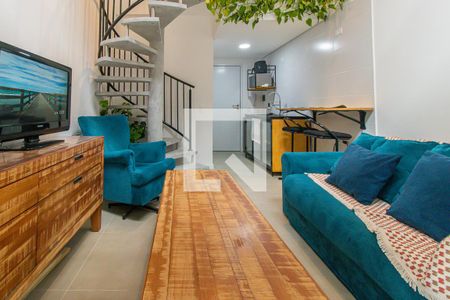 Sala/Cozinha de apartamento para alugar com 1 quarto, 38m² em Santa Felicidade, Curitiba