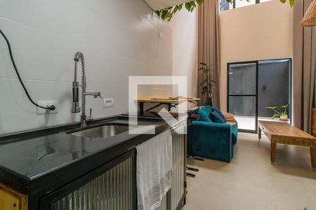 Sala/Cozinha de apartamento para alugar com 1 quarto, 38m² em Santa Felicidade, Curitiba