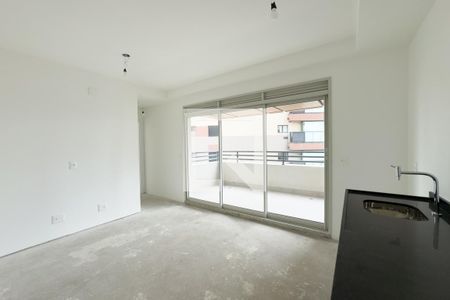 Sala/Cozinha de apartamento para alugar com 1 quarto, 45m² em Pinheiros, São Paulo