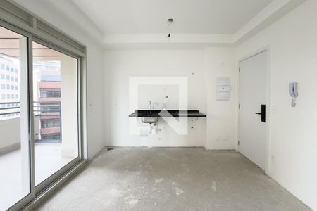 Sala/Cozinha de apartamento para alugar com 1 quarto, 45m² em Pinheiros, São Paulo