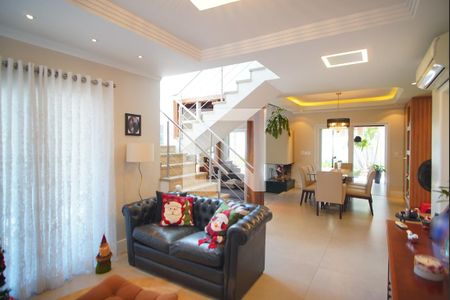 Sala de Estar 1 de casa de condomínio à venda com 3 quartos, 360m² em Sarandi, Porto Alegre