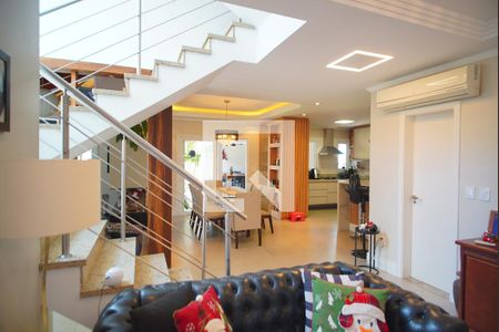 Sala de Estar 1 de casa de condomínio à venda com 3 quartos, 360m² em Sarandi, Porto Alegre