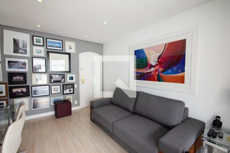 sala de estar de apartamento para alugar com 1 quarto, 54m² em Jardim Paulista, São Paulo