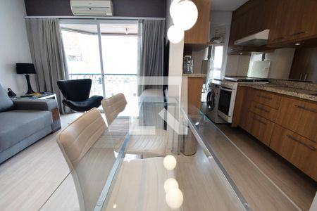 Sala de jantar de apartamento para alugar com 1 quarto, 54m² em Jardim Paulista, São Paulo