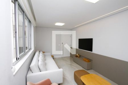 Sala de apartamento à venda com 3 quartos, 110m² em Luxemburgo, Belo Horizonte
