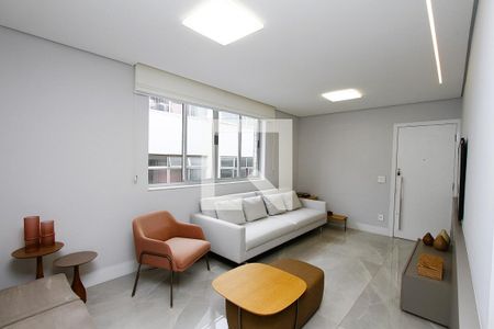 Sala de apartamento à venda com 3 quartos, 110m² em Luxemburgo, Belo Horizonte