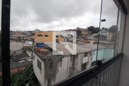 Vista da Sala de casa à venda com 3 quartos, 100m² em Vila Homero Thon, Santo André