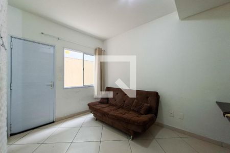 Sala de casa de condomínio para alugar com 1 quarto, 44m² em Cidade Ocian, Praia Grande