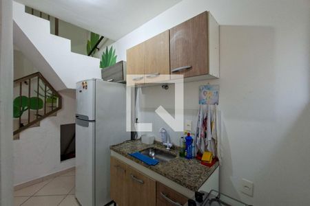 Cozinha  de casa de condomínio para alugar com 1 quarto, 44m² em Cidade Ocian, Praia Grande