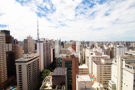 Vista da Sala de apartamento à venda com 4 quartos, 145m² em Jardins, São Paulo