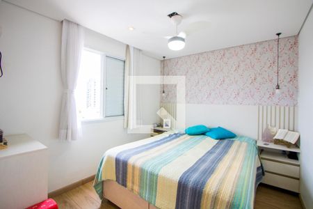 Quarto 1 - Suíte de apartamento à venda com 3 quartos, 115m² em Vila Valparaíso, Santo André