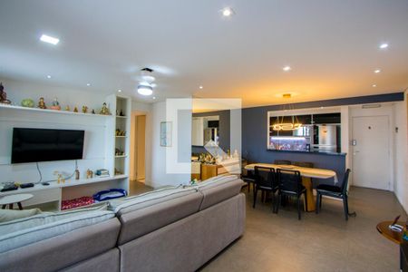 Sala de apartamento à venda com 3 quartos, 115m² em Vila Valparaíso, Santo André