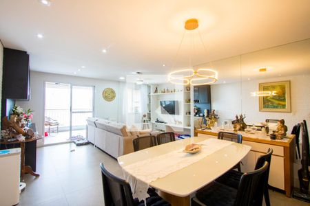 Sala de apartamento à venda com 3 quartos, 115m² em Vila Valparaíso, Santo André