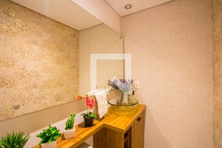 Lavabo de apartamento à venda com 3 quartos, 115m² em Vila Valparaíso, Santo André