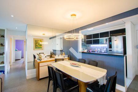 Sala de apartamento à venda com 3 quartos, 115m² em Vila Valparaíso, Santo André
