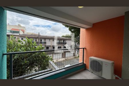 Sala - Quarto - Varanda de kitnet/studio para alugar com 1 quarto, 35m² em Vila Sao Pedro, Santo André